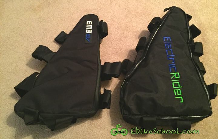 triangle battery bag